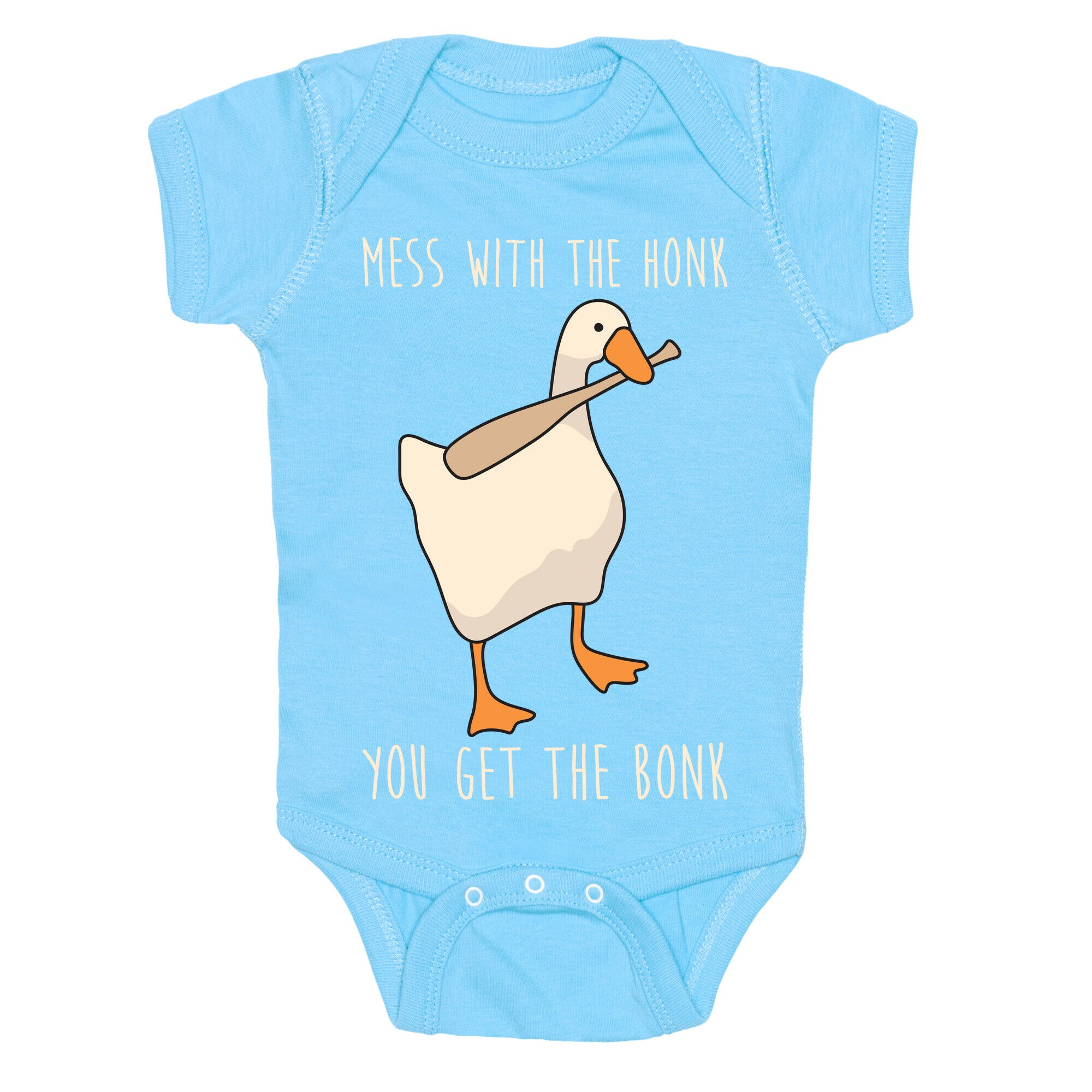 Mess With The Honk You Get The Bonk Baby One Piece
